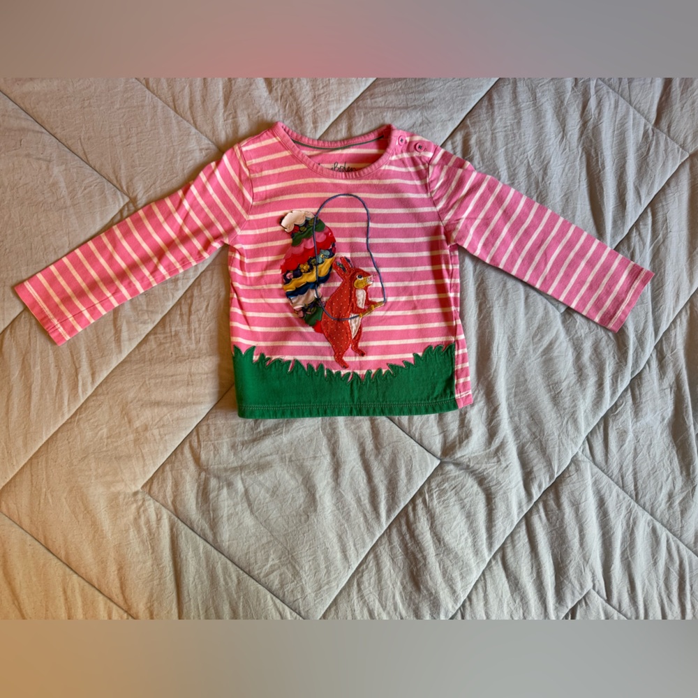 Mini Boden 2/3T Squirrel long sleeve